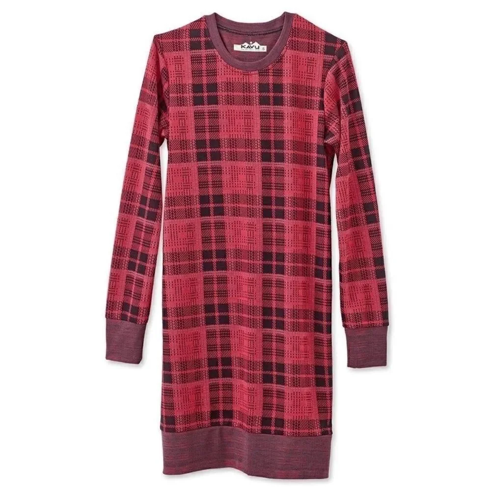 LIKE NEW WOMEN’S KAVU BROOKSHAW LUMBERJACK DRESS SIZE MED/LARGE